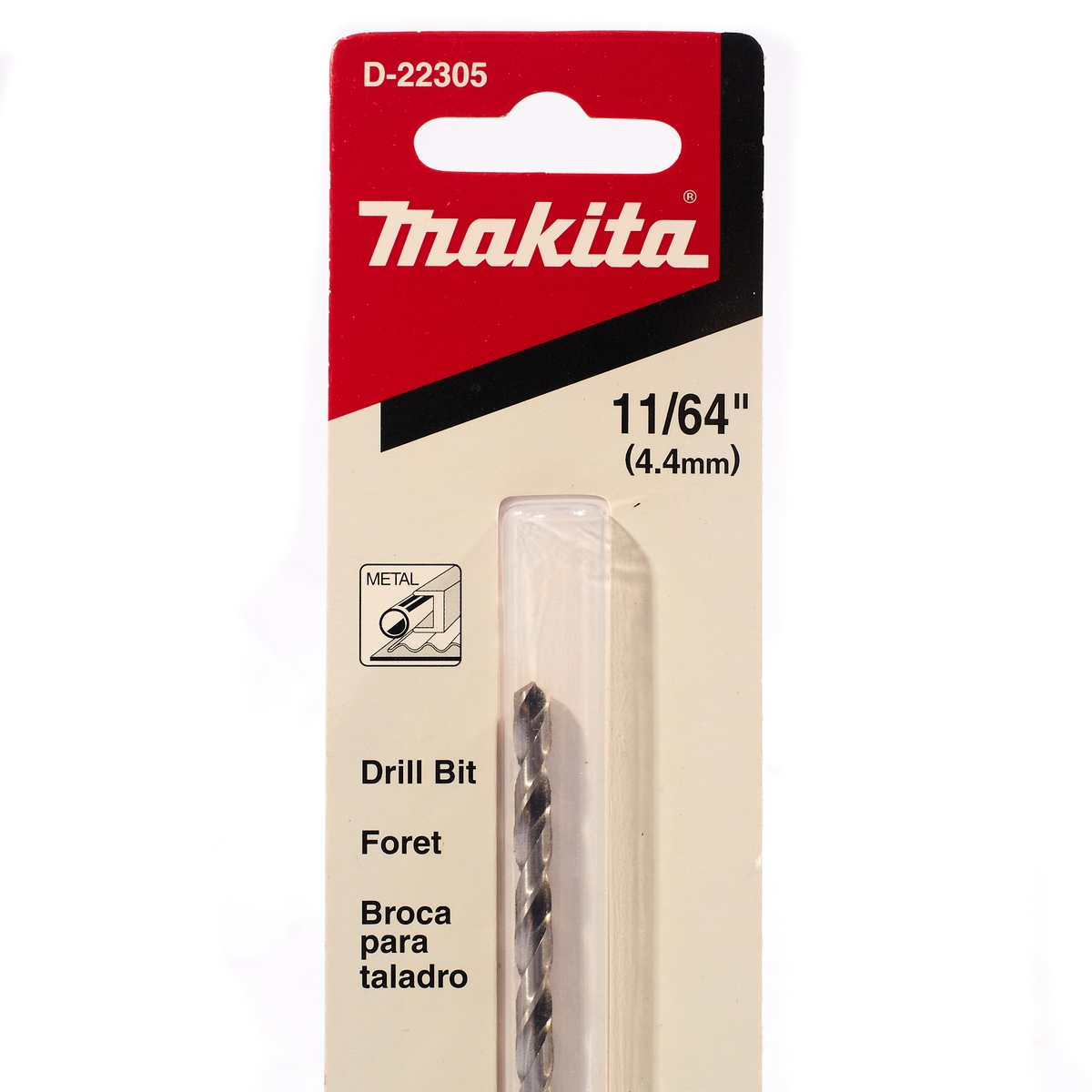 ดอกเจาะเหล็ก HSS-G 11/64"(1 ดอก) MAKITA รุ่น D-22305 รูปที่ 2