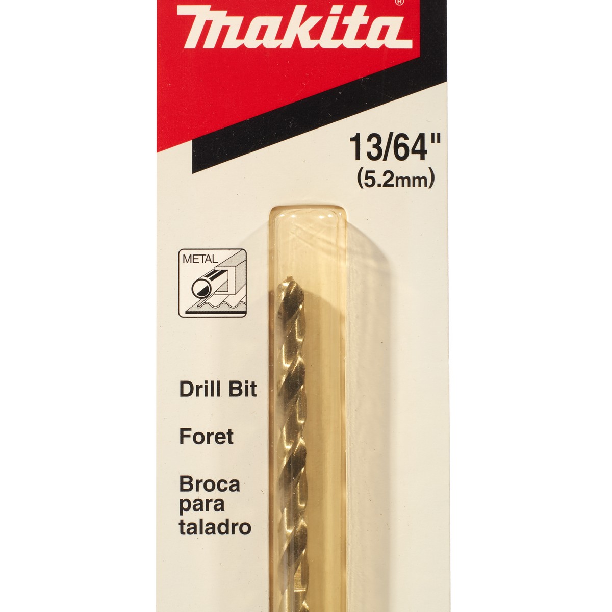 ดอกเจาะเหล็ก HSS-G 13/64"(1 ดอก) MAKITA รุ่น D-22327 รูปที่ 2