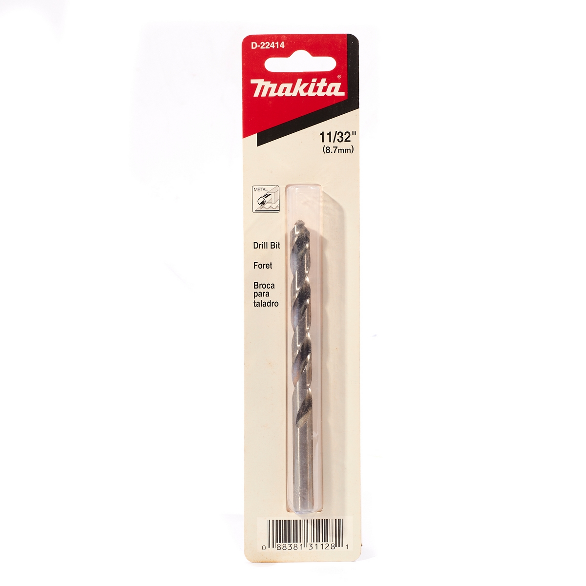 ดอกเจาะเหล็ก HSS-G 11/32"(1 ดอก) MAKITA รุ่น D-22414 ราคา ฿161.71