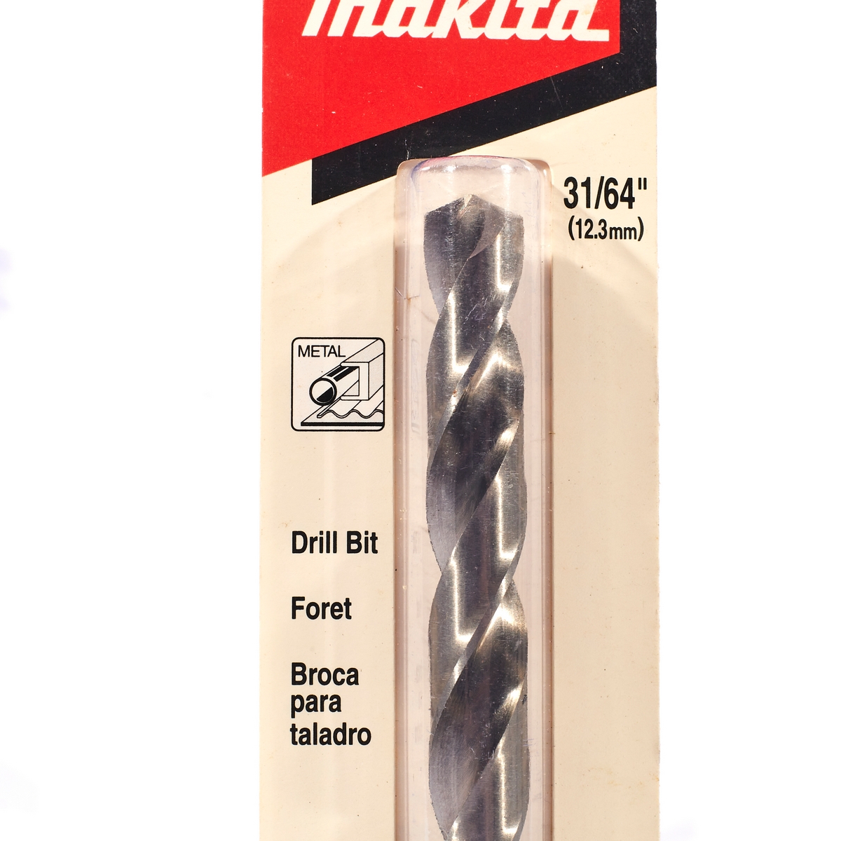 ดอกเจาะเหล็ก HSS-G 31/64"(1 ดอก) MAKITA รุ่น D-22501 รูปที่ 2