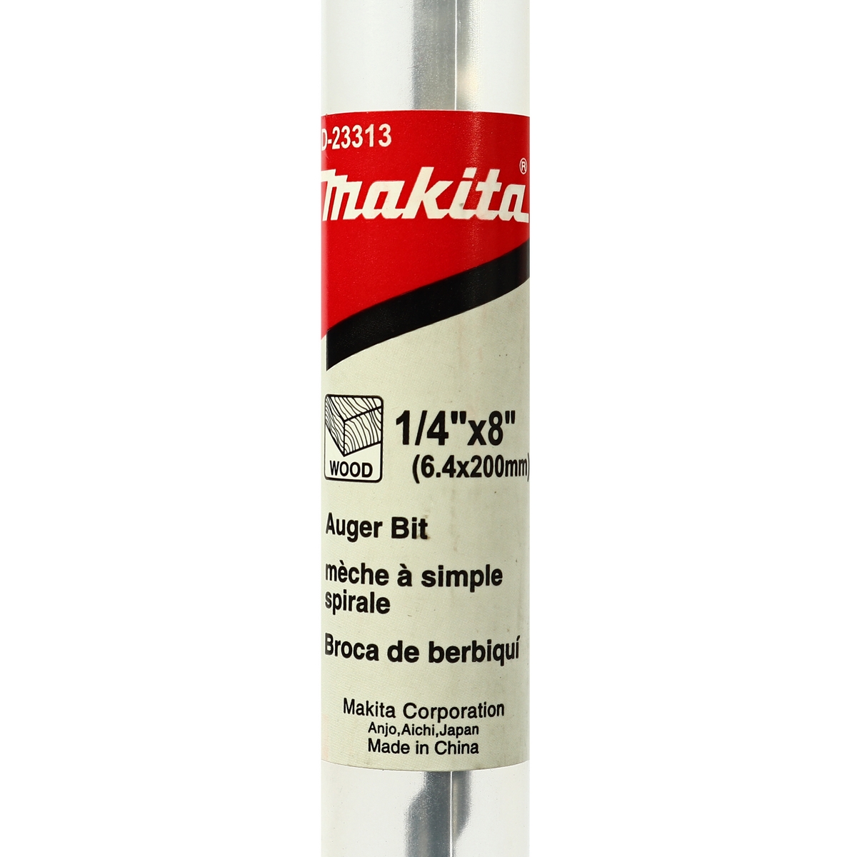 ดอกเจาะไม้เกลียว AUGER BIT 1/4" X 8" MAKITA รุ่น D-23313 รูปที่ 5