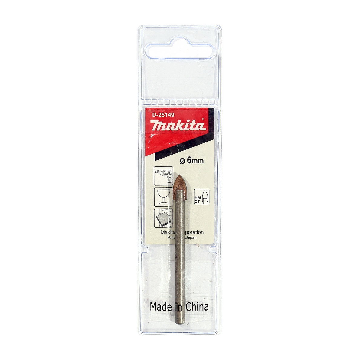 ดอกเจาะกระจก 6 X 65 MM MAKITA รุ่น D-25149 รูปที่ 4