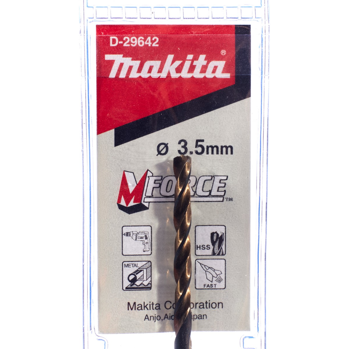 ดอกสว่าน HSS M-FORCE 3.5 MM(1PC) MAKITA รุ่น D-29642 รูปที่ 4