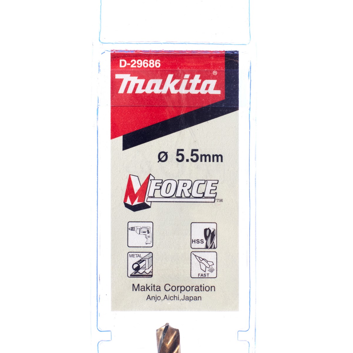 ดอกสว่าน HSS M-FORCE 5.5 MM(1PC) MAKITA รุ่น D-29686 รูปที่ 4