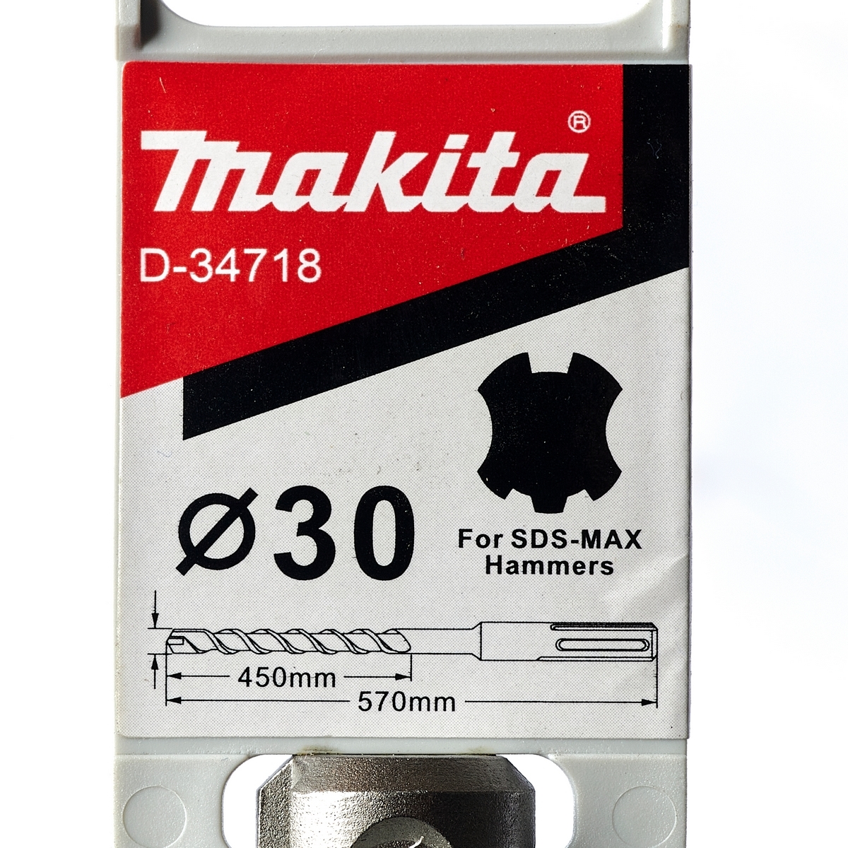 ดอกสว่าน SDS-MAX 30X570 D-34718/D-34089 MAKITA รุ่น D-34718 รูปที่ 4