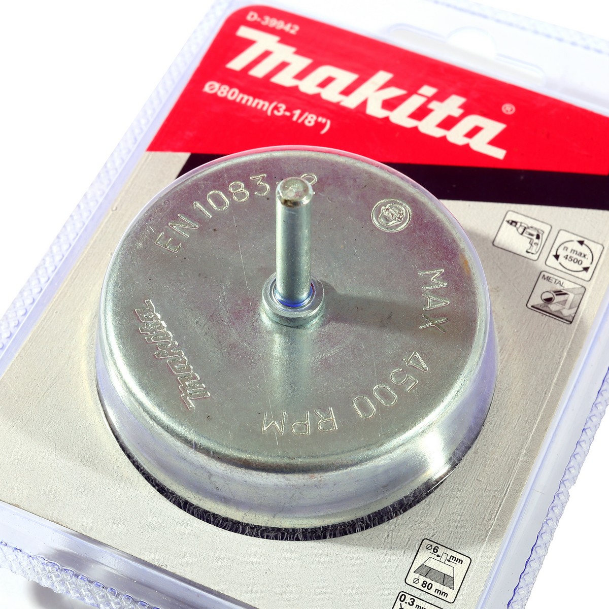แปรงลวดถ้วยมีแกน 80 MM (TT) MAKITA รุ่น D-39942 รูปที่ 2