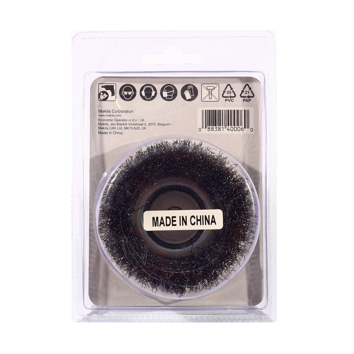แปรงลวดถ้วยมีแกน 80 MM (TT) MAKITA รุ่น D-39942 รูปที่ 3