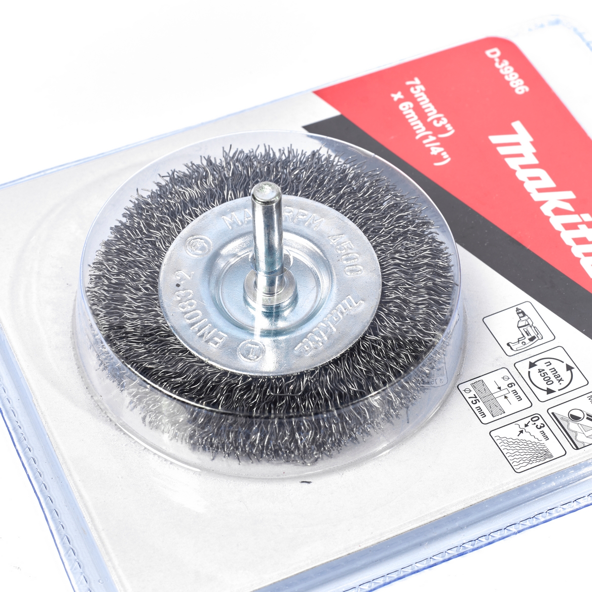แปรงลวดล้อมีแกน 75 MM (TT) MAKITA รุ่น D-39986 รูปที่ 3