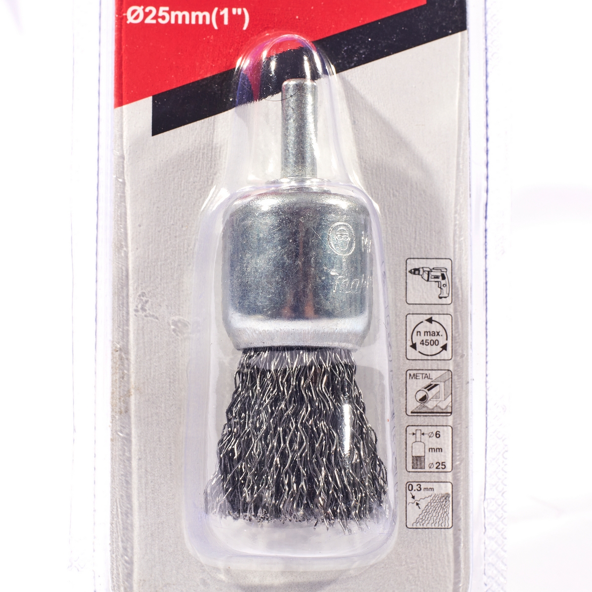 แปรงลวดพู่กันมีแกน 25 MM (TT) MAKITA รุ่น D-40026 รูปที่ 2