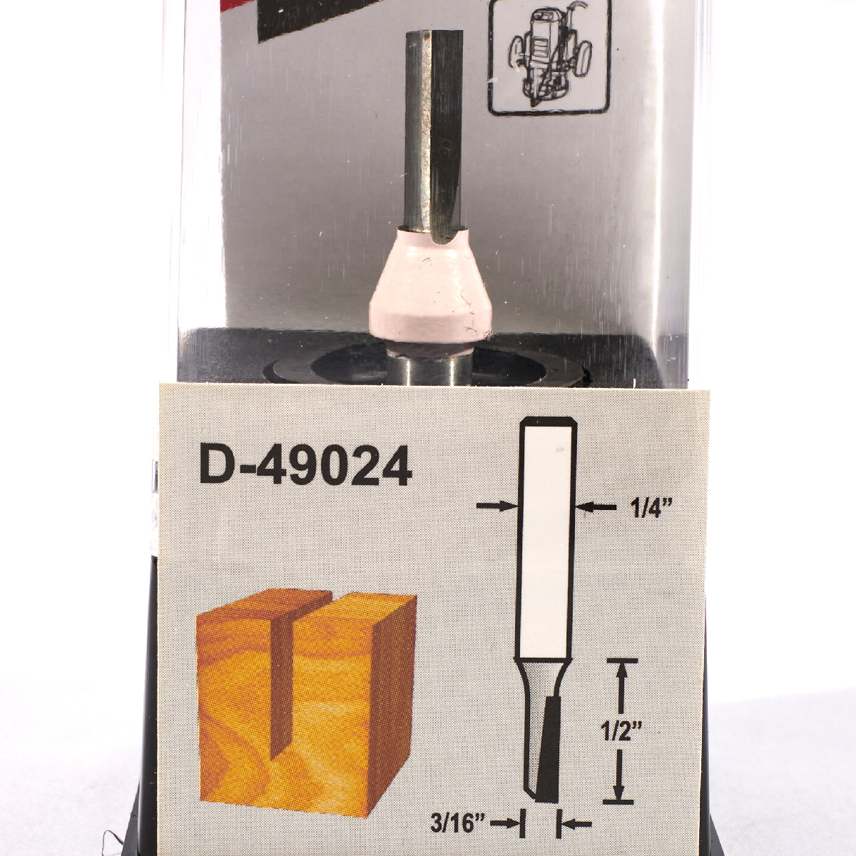 ดอกตรง 3/16" ยาว 1-7/8"(1 คม) ก้าน 1/4" MAKITA รุ่น D-49024 รูปที่ 2