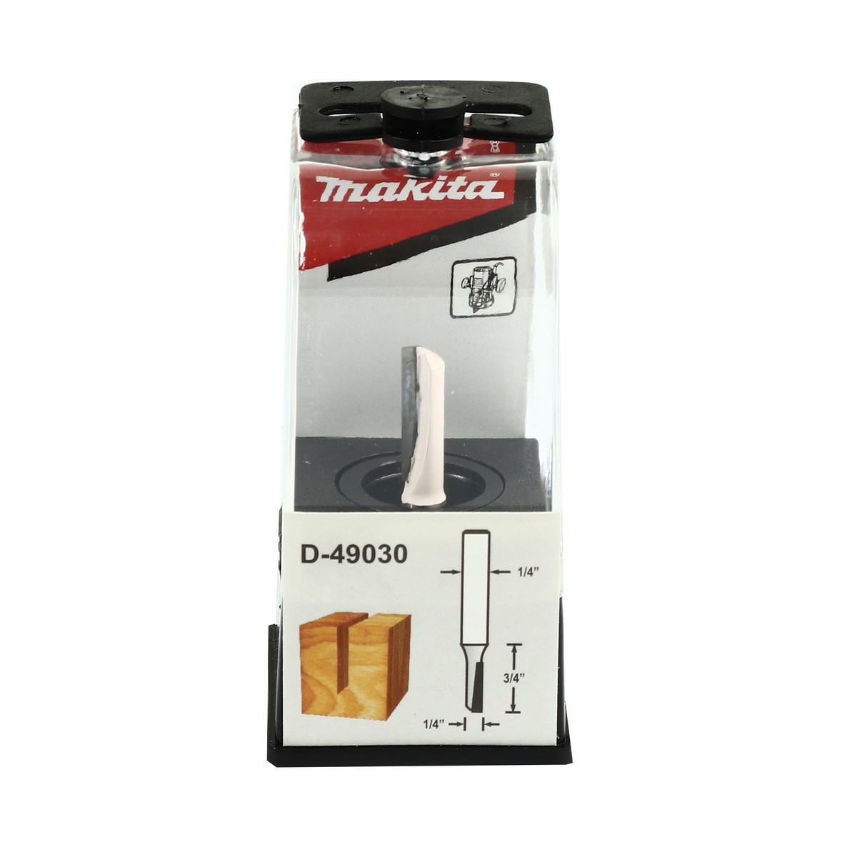 ดอกตรง 1/4" ยาว 2"(1 คม) ก้าน 1/4" MAKITA รุ่น D-49030 ราคา ฿307.97