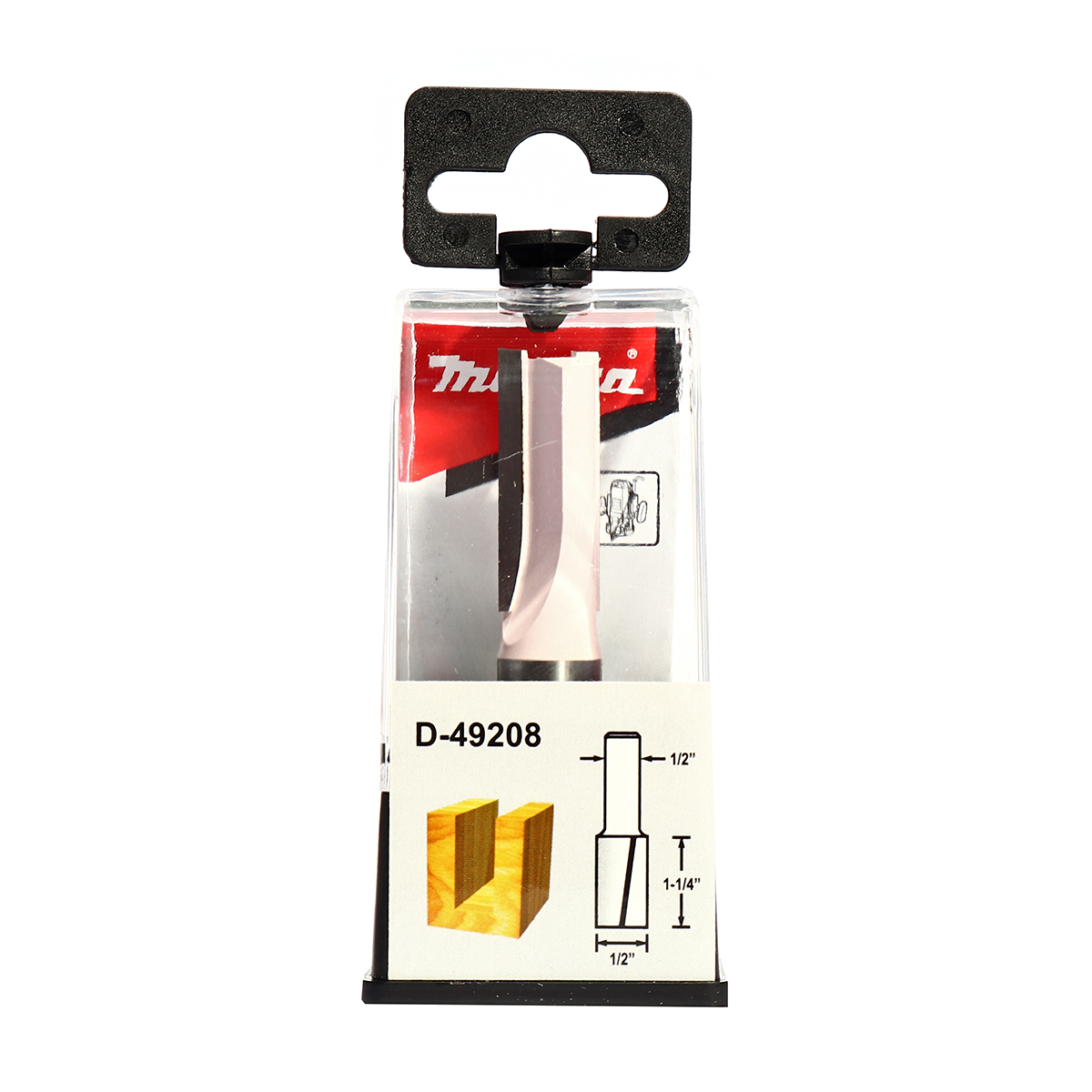 ดอกตรง 1/2" ยาว 2-7/8"(2 คม) ก้าน 1/2" MAKITA รุ่น D-49208 ราคา ฿455.26