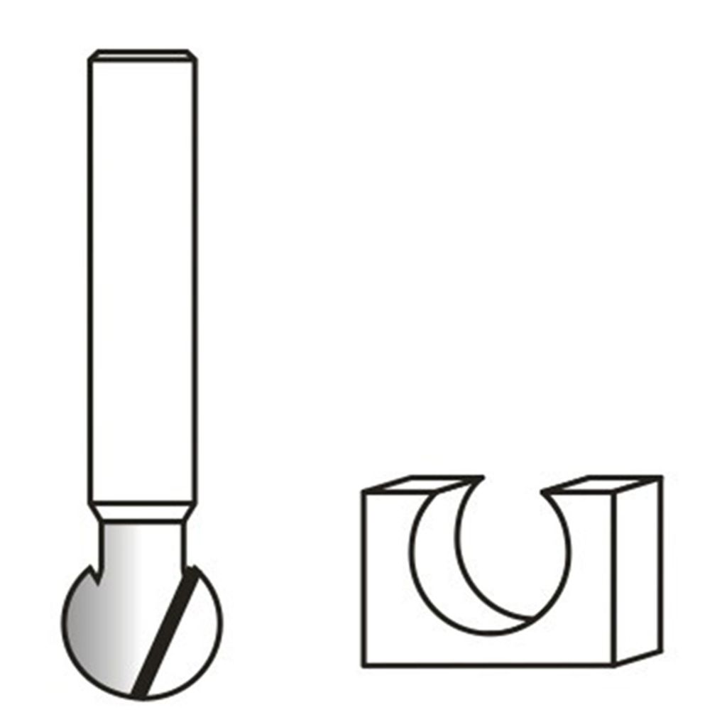 ดอกหัวบอล 1/2" ก้าน 1/4" MAKITA รุ่น D-49591 รูปที่ 4