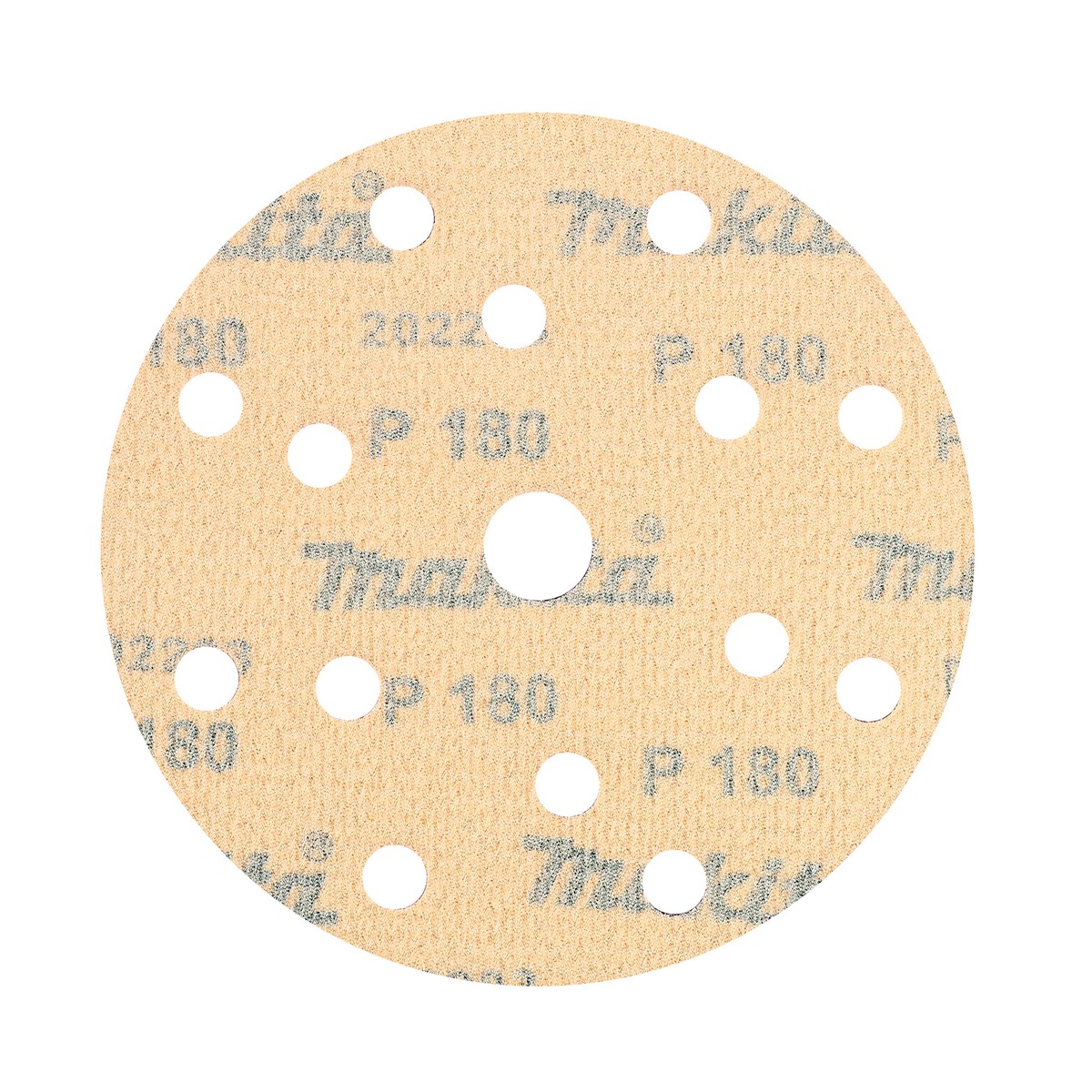 กระดาษทรายกลม 6" #180 (10 ใบ) MAKITA รุ่น D-54645 รูปที่ 2