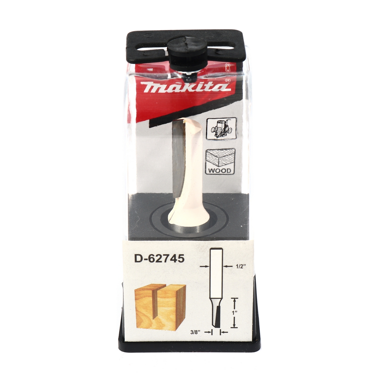 ดอกตรง(1 คม) 3/8" ยาว 63 MM ก้าน 1/2" MAKITA รุ่น D-62745 รูปที่ 2