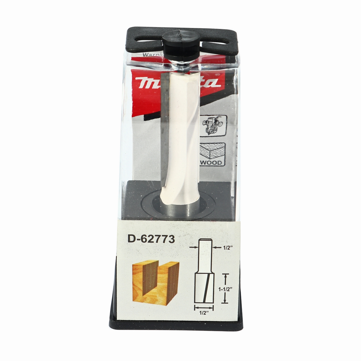 ดอกตรง(2 คม) 1/2" ยาว 76 MM ก้าน 1/2" MAKITA รุ่น D-62773 รูปที่ 2