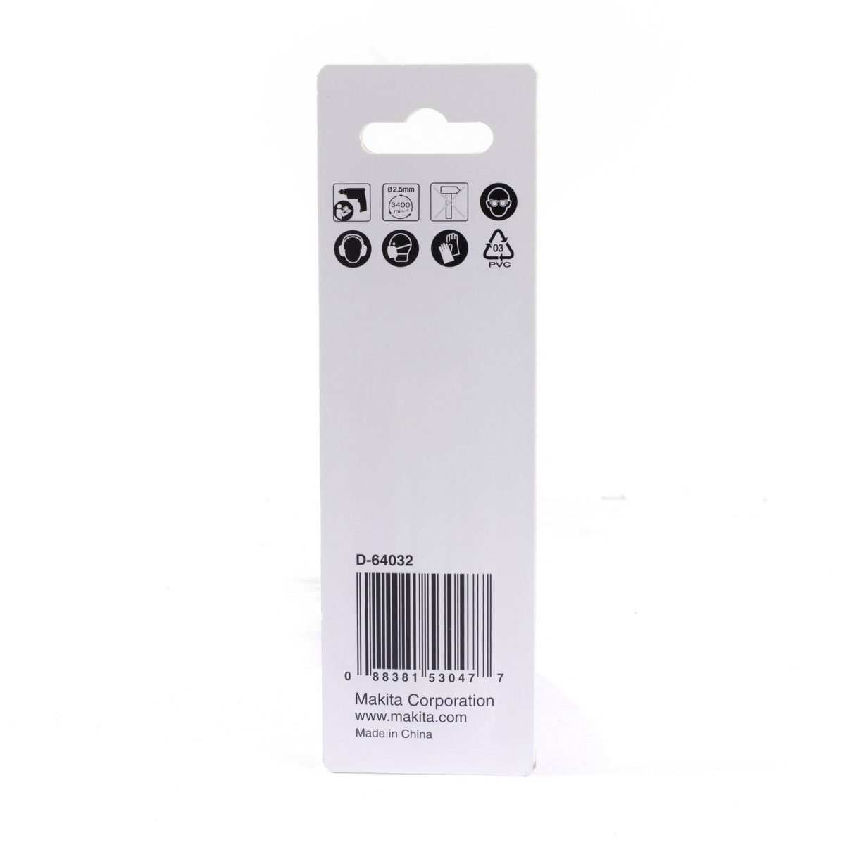 ดอก HSS-TIN สีทอง 2.5X57(2PCS/SET) MAKITA รุ่น D-64032 รูปที่ 3
