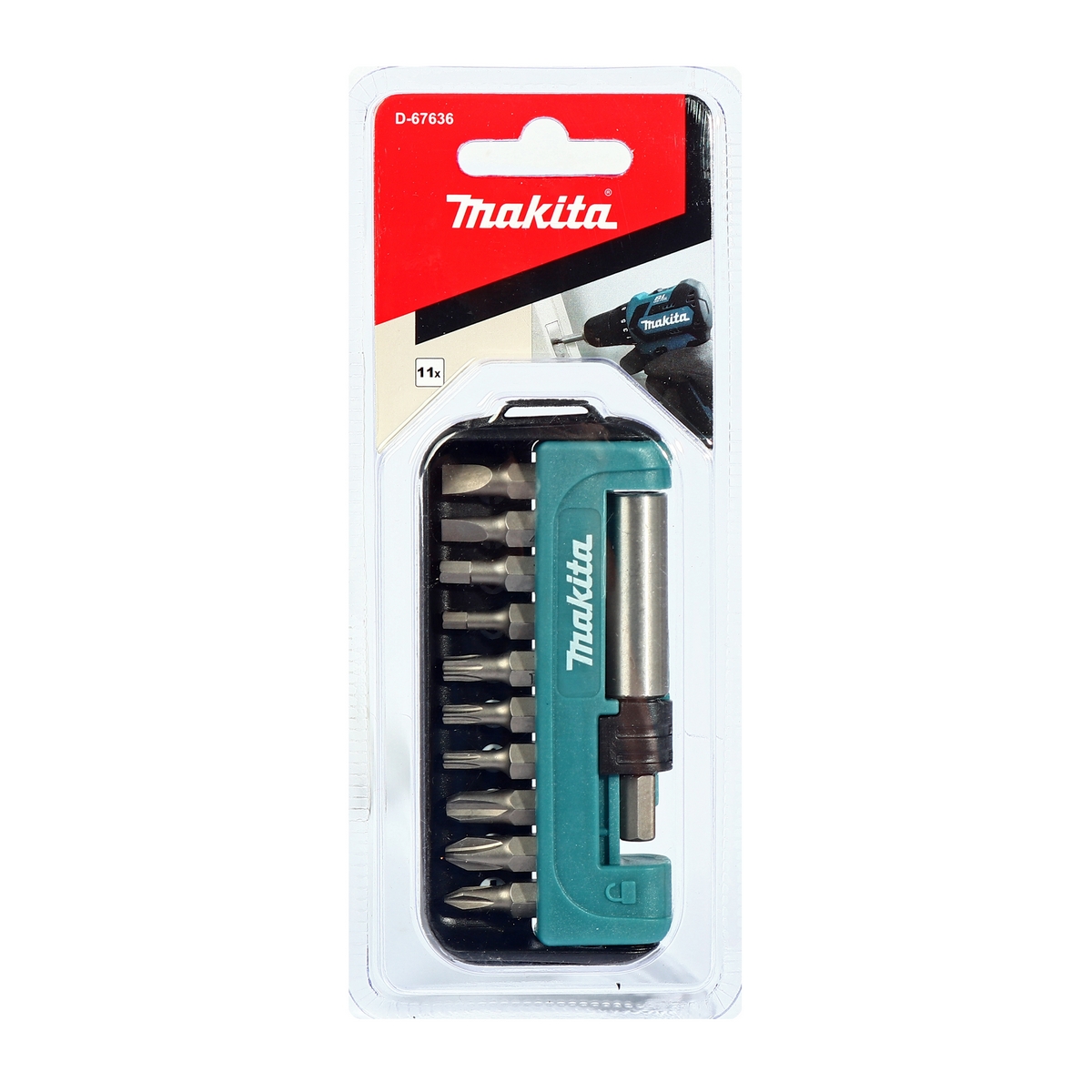 ชุดดอกไขควง 11 ชิ้น/ชุด MAKITA รุ่น D-67636 ราคา ฿258.53