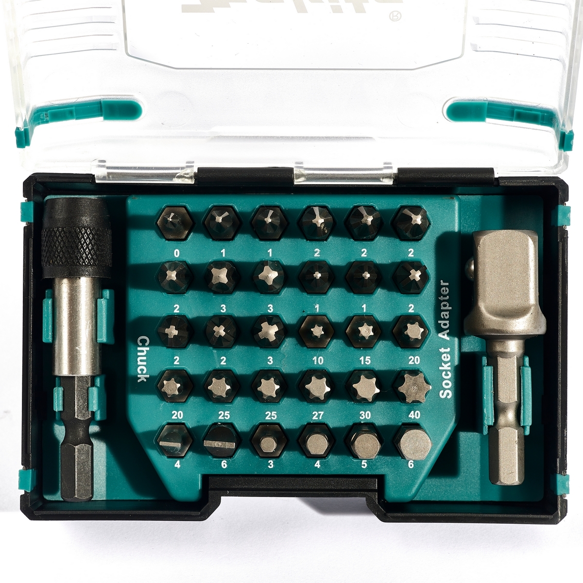 ชุดดอกไขควง 32 ชิ้น/ชุด MAKITA รุ่น D-67642 รูปที่ 2