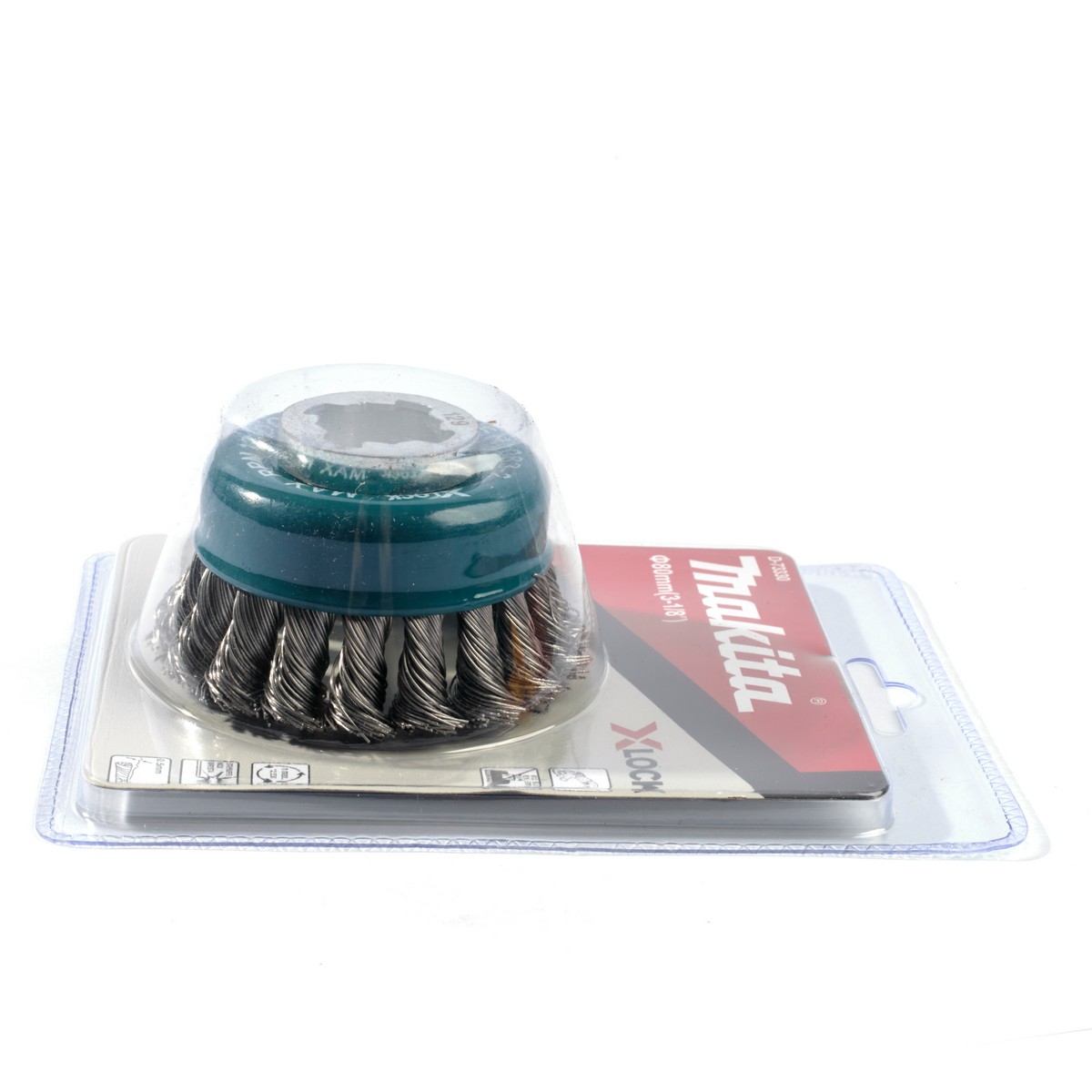 แปลงลวดถ้วยเกลียว SS 80MM X 0.5MM X-LOCK MAKITA รุ่น D-73330 รูปที่ 3