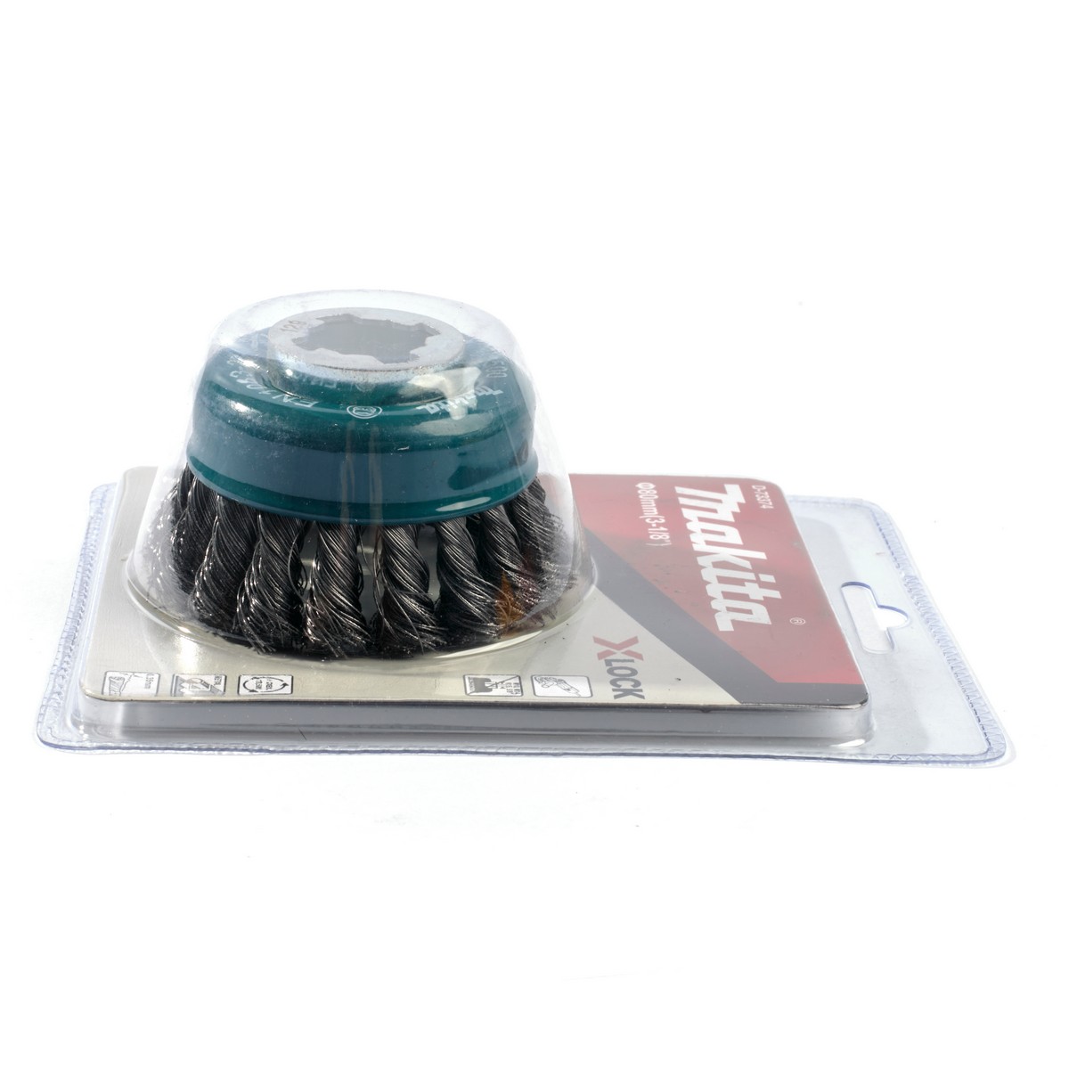 แปลงลวดถ้วยเกลียวเหล็ก 80MMX0.35MM X-LOCK MAKITA รุ่น D-73374 รูปที่ 3