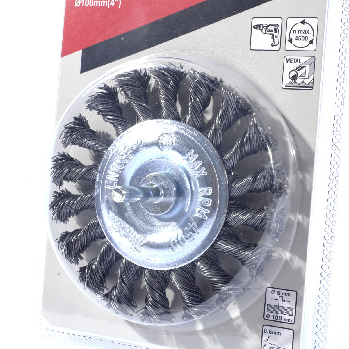 ล้อแปรงลวด-เกลียว-มีแกน 100 MM MAKITA รุ่น D-73829 รูปที่ 4