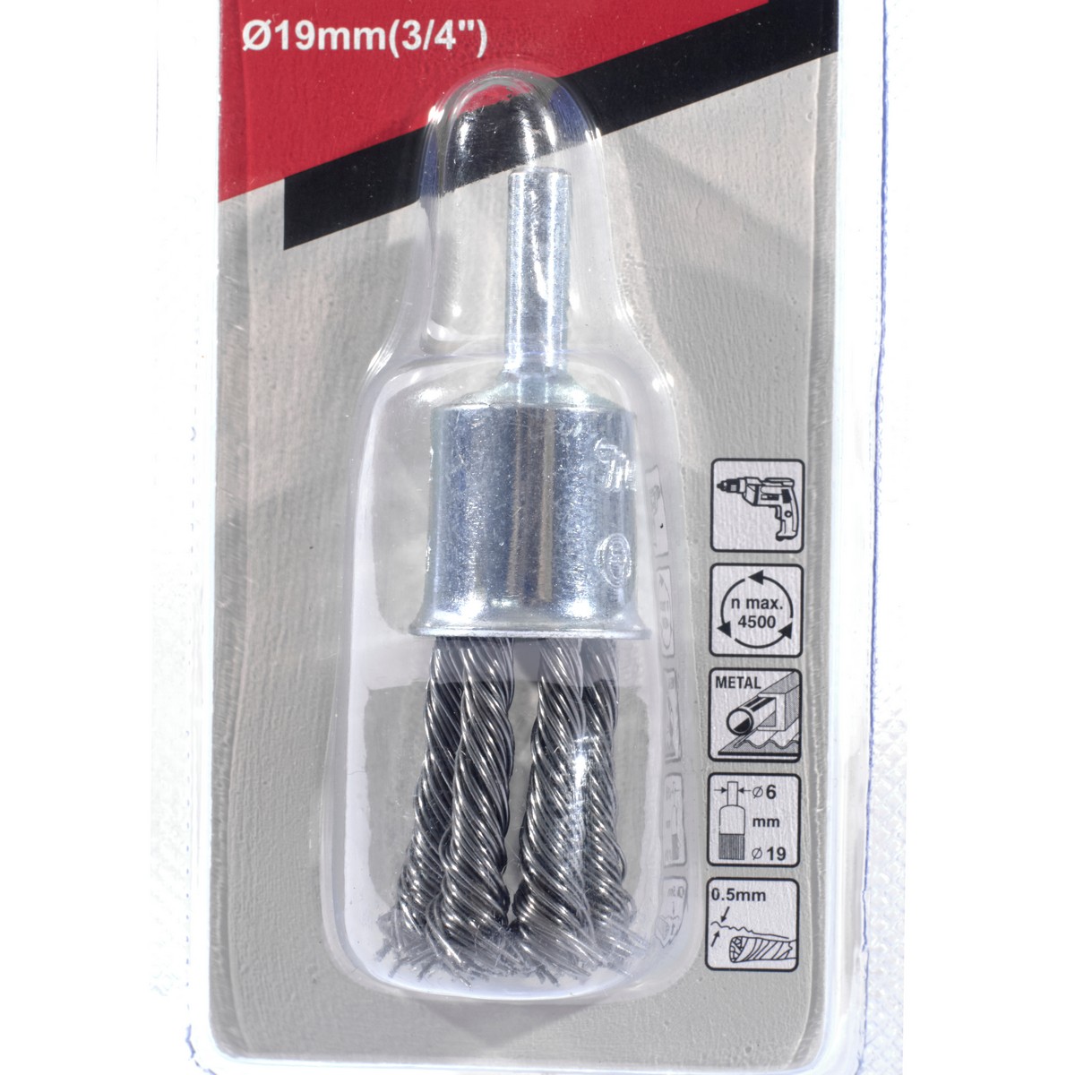 แปรงลวดพู่กัน-เกลียว-มีแกน 19 MM MAKITA รุ่น D-73841 รูปที่ 2