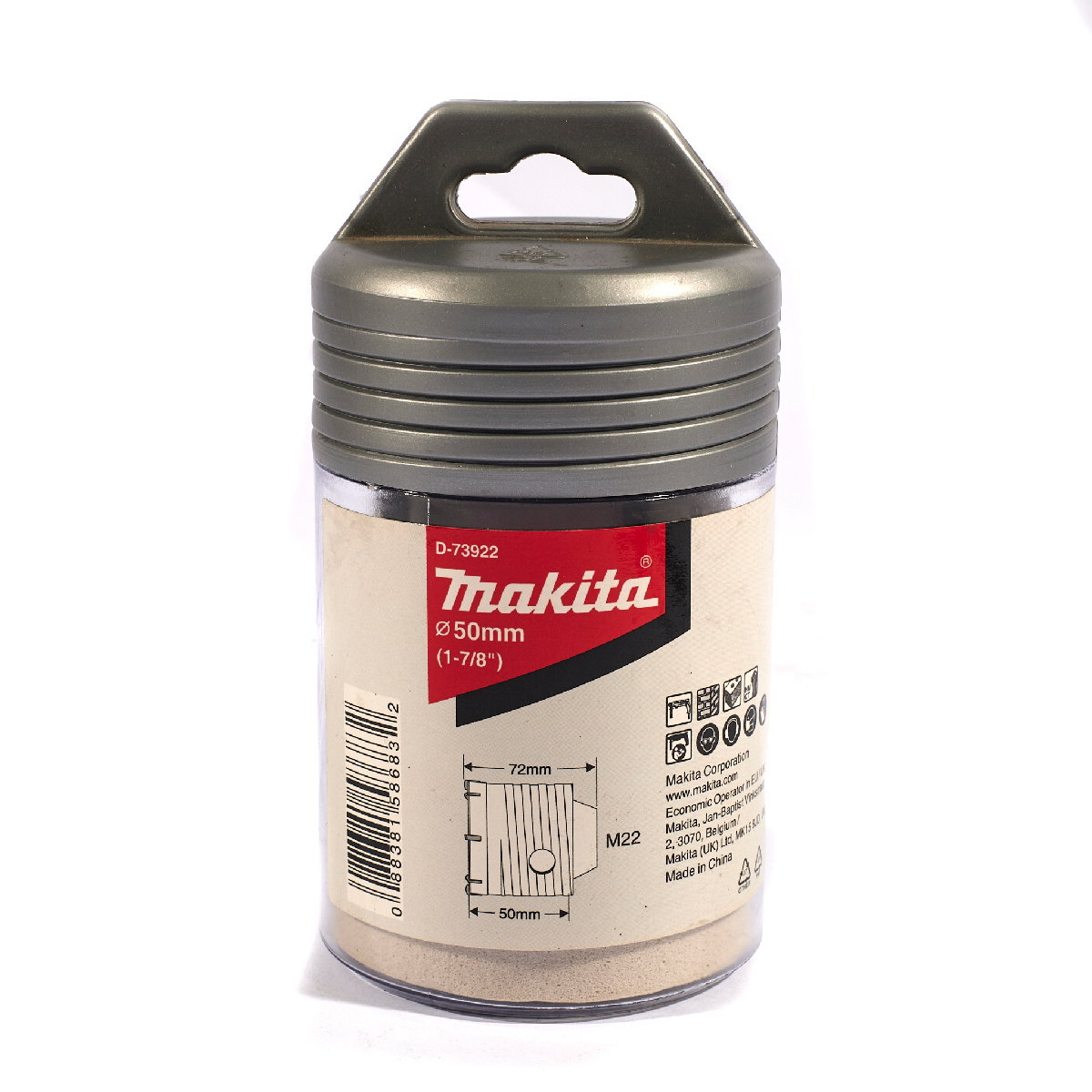 กระบอก โฮลซอเจาะปูน เล็บคาร์ไบด์ 50 มม. MAKITA รุ่น D-73922 รูปที่ 4