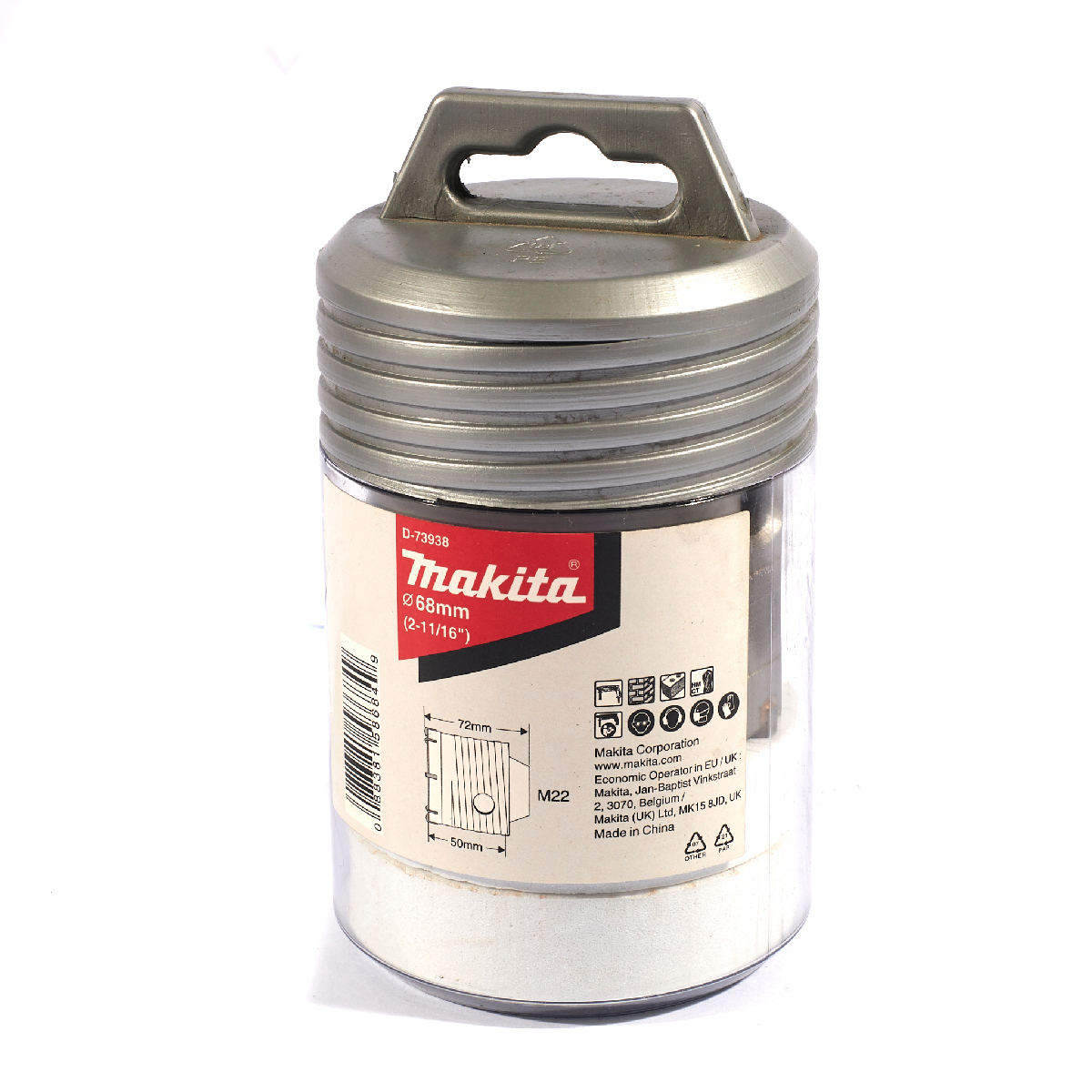กระบอก โฮลซอเจาะปูน เล็บคาร์ไบด์ 68 มม. MAKITA รุ่น D-73938 รูปที่ 4
