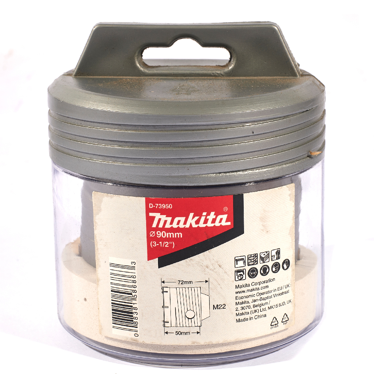 กระบอก โฮลซอเจาะปูน เล็บคาร์ไบด์ 90 มม. MAKITA รุ่น D-73950 รูปที่ 4