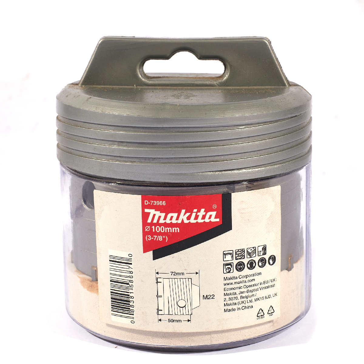กระบอก โฮลซอเจาะปูน เล็บคาร์ไบด์ 100 มม. MAKITA รุ่น D-73966 รูปที่ 4