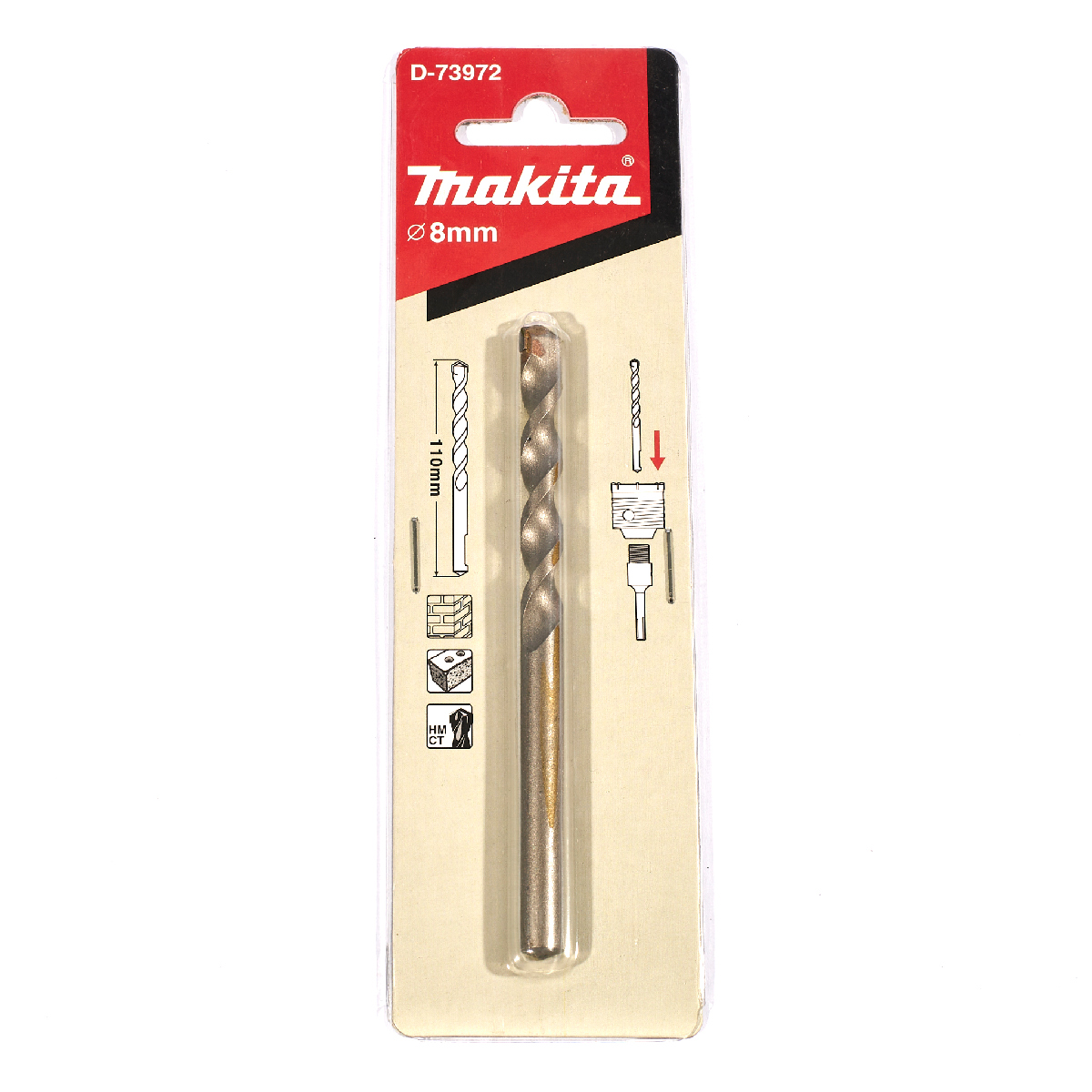 ดอกเจาะนำศูนย์ 8X100 สำหรับโฮลซอเจาะปูน MAKITA รุ่น D-73972 รูปที่ 4