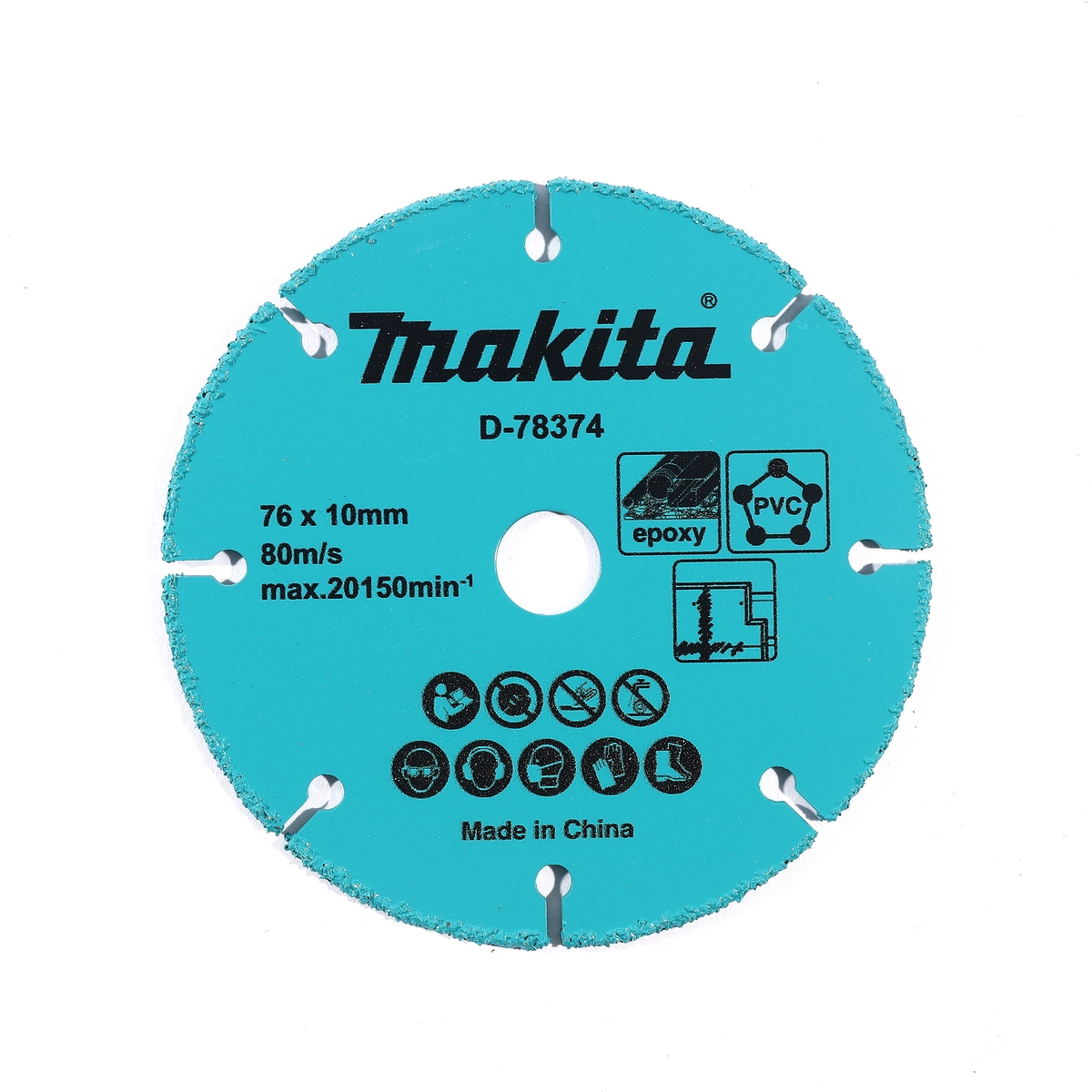 ใบเพชร 3" ตัดพลาสติก 76X10MM D-74837 MAKITA รุ่น D-78374 ราคา ฿164.8