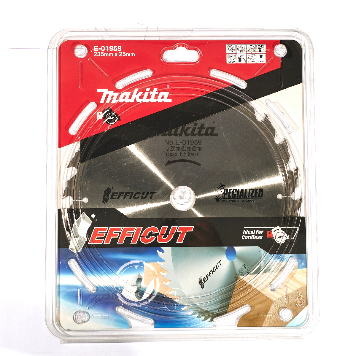 MAKITA TCT SAW BLADE EFFICUT 235MMX24T photo 5