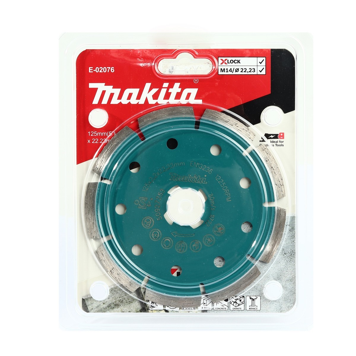 MAKITA E-02076 ใบเพชร 5" X-LOCK photo 4