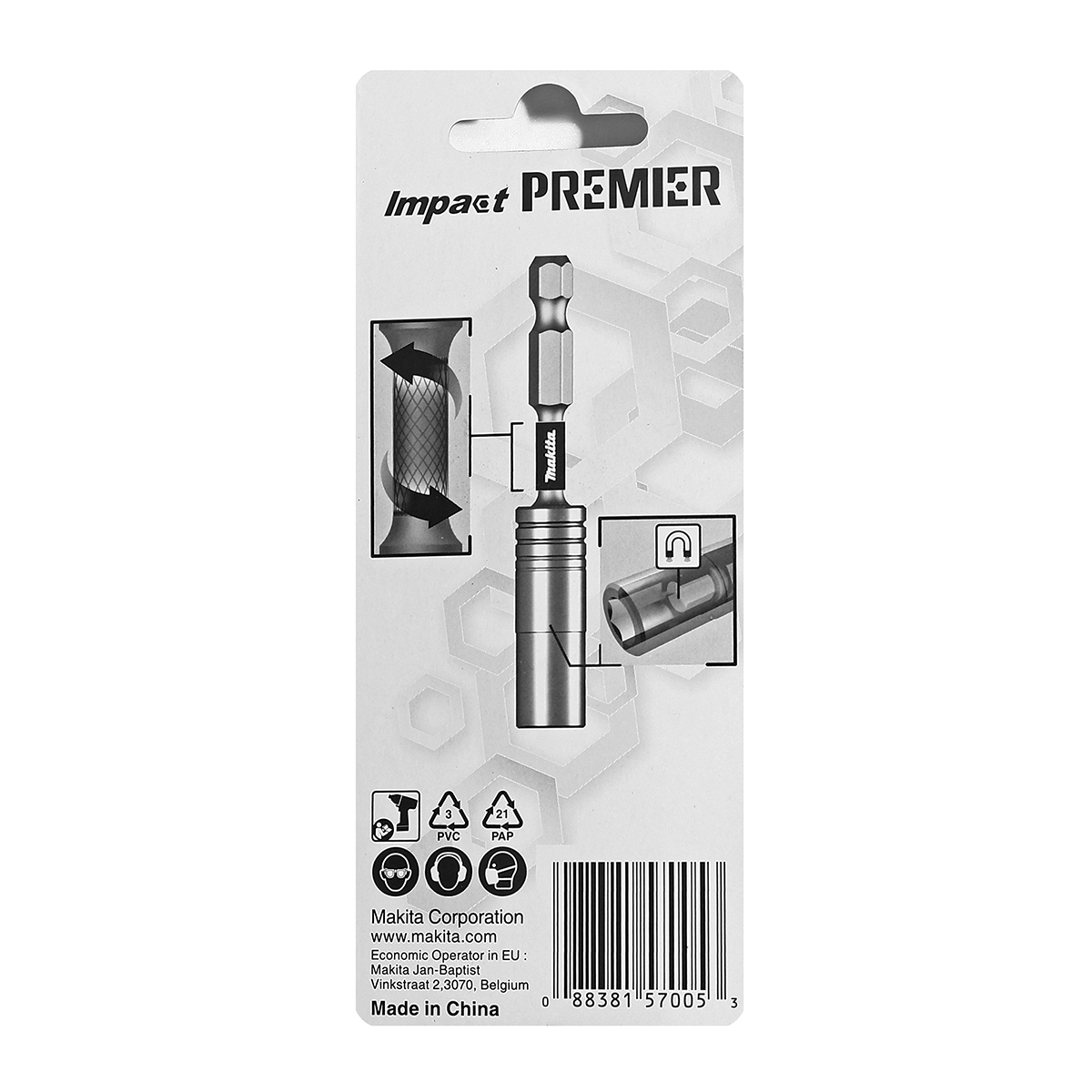 แกนจับดอกไขควง แม่เหล็ก PREMIER MAKITA รุ่น E-03399 รูปที่ 3