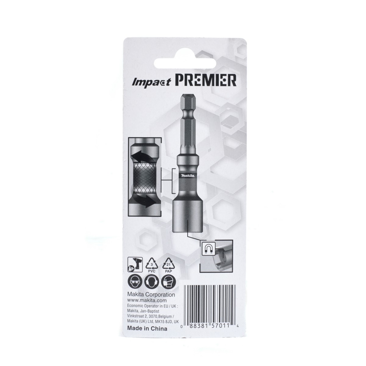 ดอกไขควงหัวลูกบล็อก 6X65MM PREMIER MAKITA รุ่น E-03458 รูปที่ 3