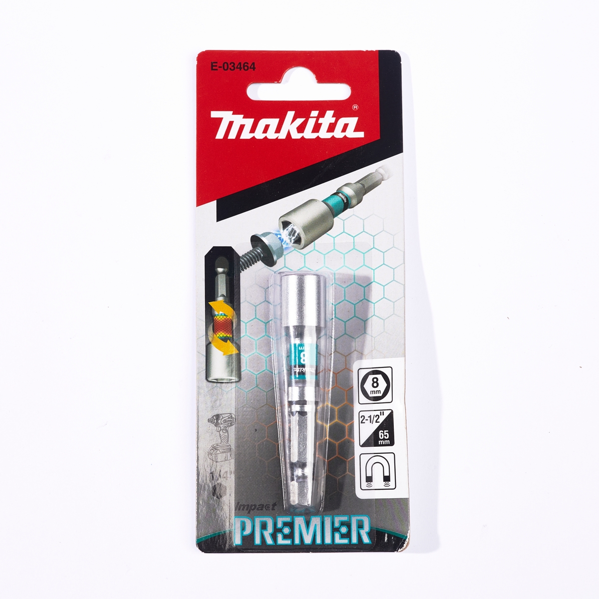 ดอกไขควงหัวลูกบล็อก 8X65MM PREMIER MAKITA รุ่น E-03464 ราคา ฿167.89