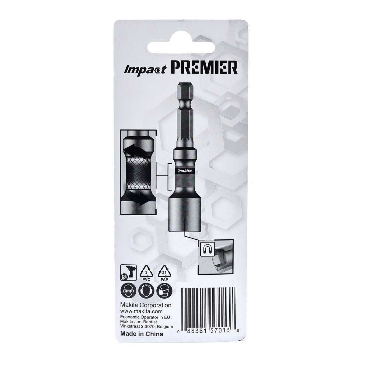 ดอกไขควงหัวลูกบล็อก 10X65MM PREMIER MAKITA รุ่น E-03470 รูปที่ 3