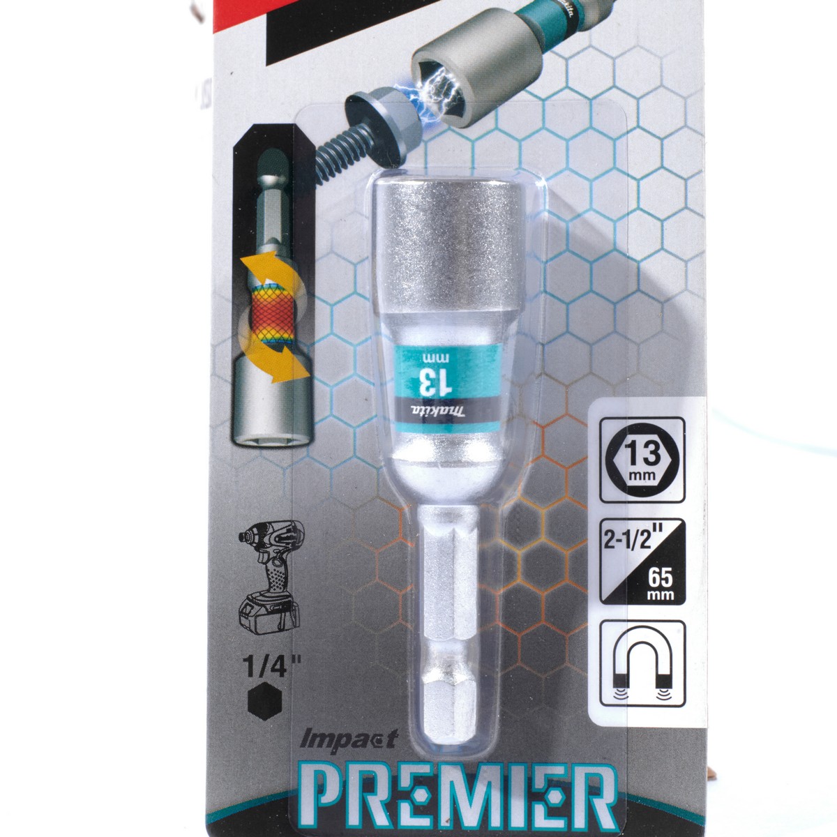 ดอกไขควงหัวลูกบล็อก 13X65MMPREMIER MAKITA รุ่น E-03486 รูปที่ 3