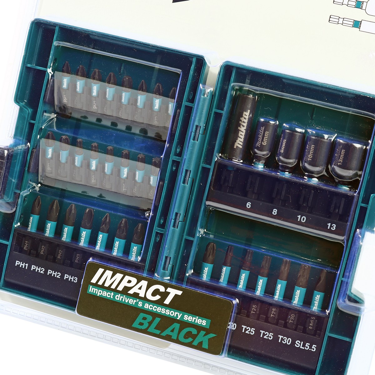 ชุดดอกไขควง 35 PCS + BOX (BLACK) MAKITA รุ่น E-06638 รูปที่ 2