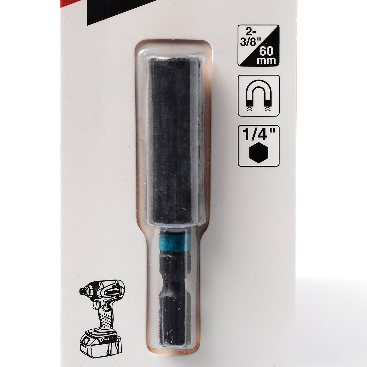 แกนจับดอกไขควง แม่เหล็ก BLACK MAKITA รุ่น E-08785 รูปที่ 2