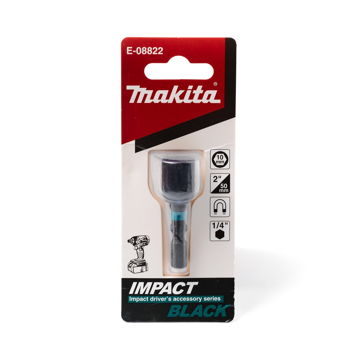 ดอกไขควงหัวลูกบล็อก 10X50MM BLAC MAKITA รุ่น E-08822 ราคา ฿65.92