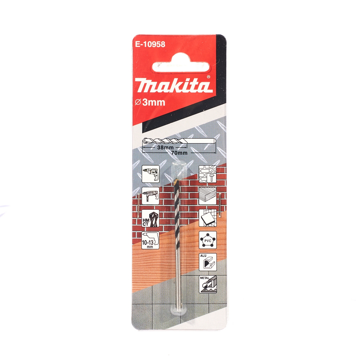 ดอกเจาะอเนกประสงค์ MULTI 3X70 MAKITA รุ่น E-10958 รูปที่ 4