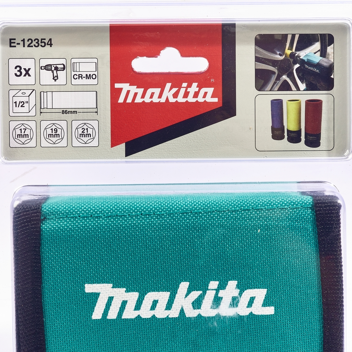 MAKITA Wheel Nut Socket Set 1/2" Drive (3 PCS/Set) photo 2