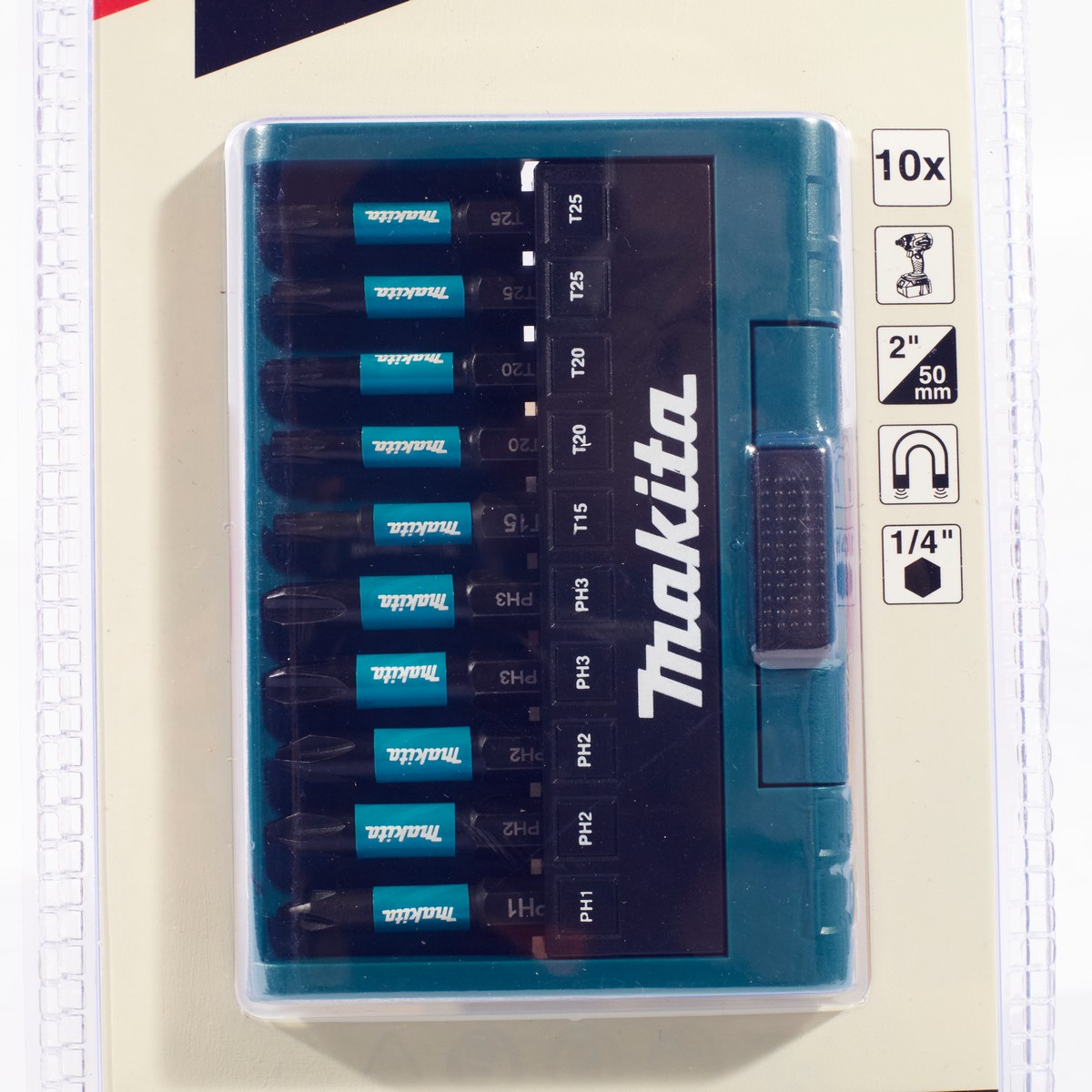 ชุดดอกไขควง คละ IMPACT BLACK(10 ชิ้น/แผง) MAKITA รุ่น E-14233 รูปที่ 5
