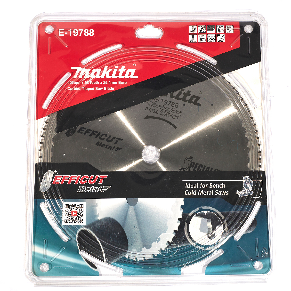 MAKITA TCT SAW BLADE EFFICUT METAL 305X25.4X96T photo 5