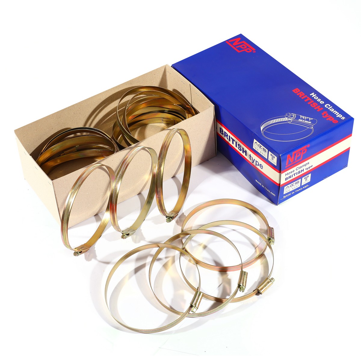 เหล็กรัดท่อ ขนาด 127-146 มิลลิเมตร NPP รุ่น #6X ราคา ฿14.22