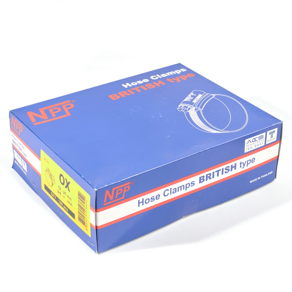 เหล็กรัดท่อหางปลา ขนาด 19-25 มม. #OX NPP รูปที่ 5