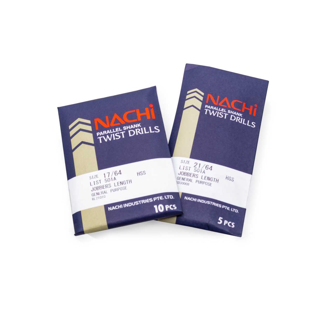 ดอกสว่านเจาะเหล็ก (สีเงิน) L501A_5/32" NACHI รุ่น NA0501_A0190 รูปที่ 4